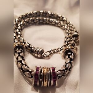 Sterling Silver 18k Necklace